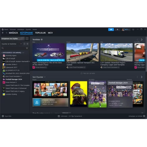  12 Oyunlu Steam Hesabı